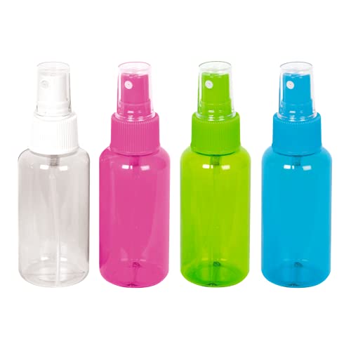 Flents Travel Silicone Bottles for Shampoo, Conditioner or Lotion, TSA Approved, Durable and Refillable, 12 Pack, 3 fl oz, Colors May Vary