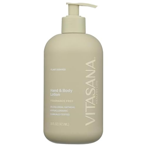 Hydrating Hand & Body Lotion, 16?oz ? Fragrance?Free, 99% Plant?Derived with 2% Colloidal Oatmeal, EWG Verified, Hypoallergenic, Paraben?Free, Sulfate?Free, Cruelty?Free