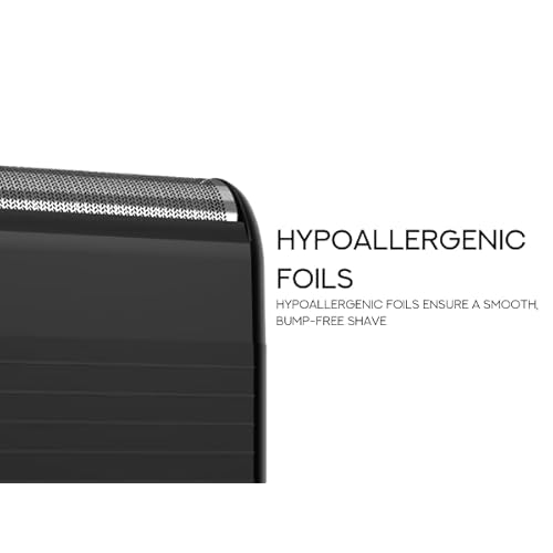 Supreme Trimmer Replacement Foil & Cutter SBR10 | Hypoallergenic Foil for STF91 Solo LiTE | Black