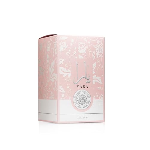 Lattafa Yara Eau de Parfum - Vanilla Gourmand Fragrance for Women, 3.4 oz