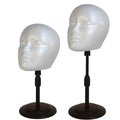 Adjustable Wig Stand Foam Head Holder 2-Pack (13-17")