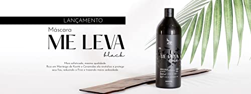 Zap Me Leva Black and Detox Kit 2L | Brazilian Keratin Treatment | Progressive Brush | Smoothing System | Frizzy Free | Volume Reducer | 100% Straight Hair