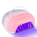 Kikugu 96W Rechargeable Cordless UV LED Nail Lamp for Gel Nails - Orange Purple