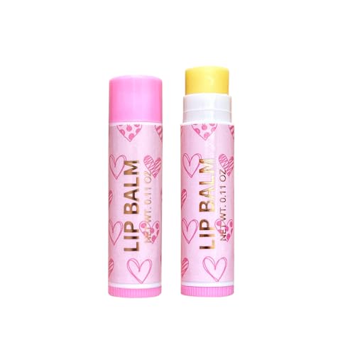Kids Lip Gloss Set 4-Piece Heart Charm Makeup Bundle