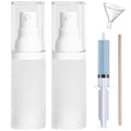 360° Fine Mist Travel Spray Bottles - 1oz Pack of 2, TSA Approved