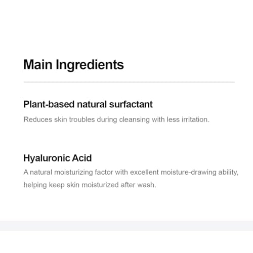 ZEROID | Foaming Cleanser | Facial Cleanser for Sensitive & Dey Skin | Mild Face Wash Care | Gentle Face Wash | Moisturizing Face Soap | Dermatologist Tested | Korean Skin Care | 8.1 fl oz (240ml)