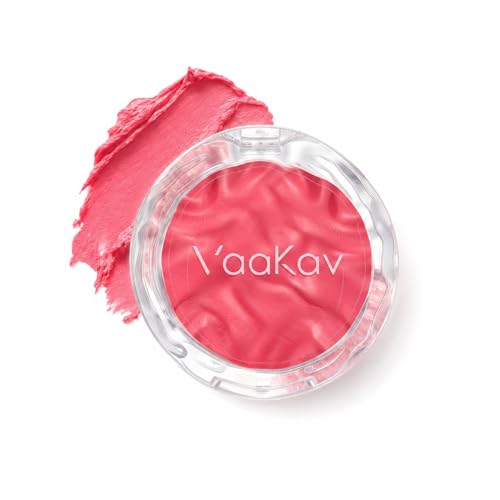 Cream Blush for Cheeks - Waterproof Pink Powder Makeup