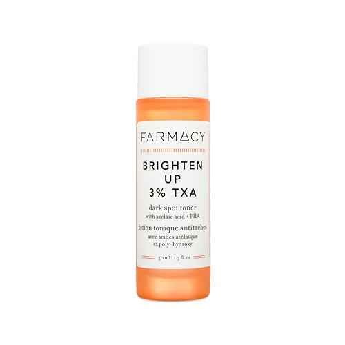 Farmacy 3% TXA Toner for Face - Brightening Face Toner for Oily Skin - Liquid Exfoliant with Azelaic Acid + 5% PHA to Target Visible Dullness + Help Reduce Uneven Skin Tone (50ml)