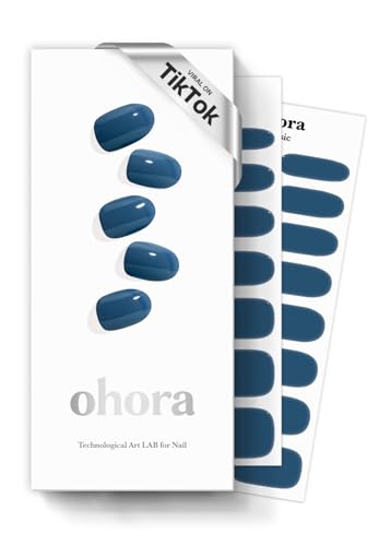ohora Semi Cured Gel Nail Strips - Blue Indigo