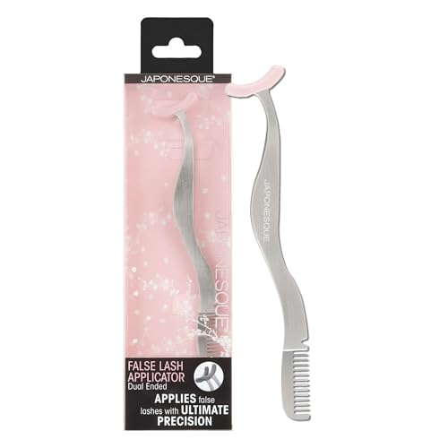 JAPONESQUE False Lash Applicator Tweezers with Built-in Comb