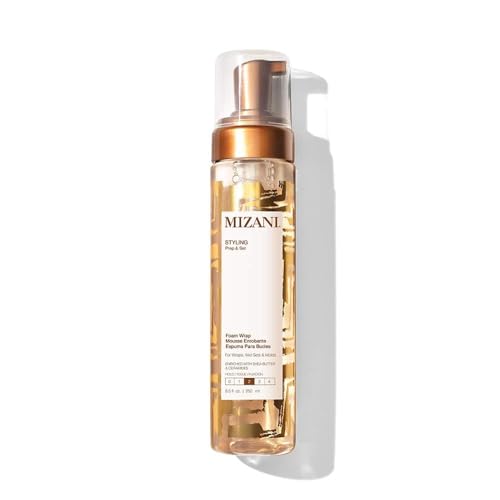 Mizani Foam Wrap Curly Hair Styling Mousse - Hydrating Anti-Frizz Hair Foam