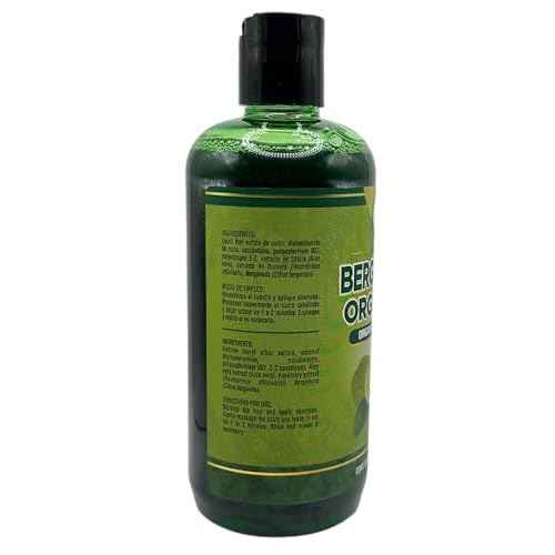 HIGH SUPREME Shampoo organic bergamot (16.9 fl oz) with aloe vera & rosemary SHAMPOO ORGANICO BERGAMOTA con Sabila & Romero Cont. net. 500 ml