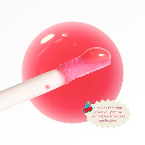 Candy Glaze Tinted Lip Oil - Cherry Pop, Hydrating Jojoba Oil