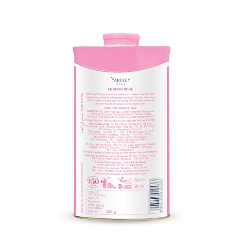 Yardley English Rose Perfumed Talc Powder 250g