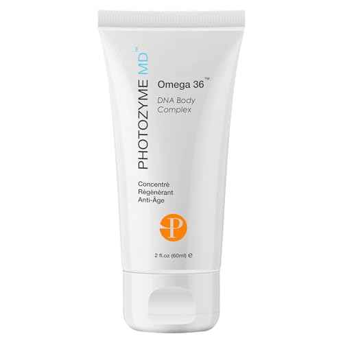 Photozyme Omega 36 Body Complex ? Anti-Aging Body Cream with Omega 3,6, Ceramides & DNA Repair Enzymes ? Hydrating, Firming, Nourishing, Fragrance Free, Unscented ? 2 fl oz