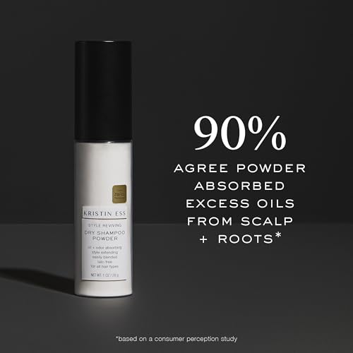 Kristin Ess Travel Dry Shampoo Powder - Fresh Pear, Oil Absorbing