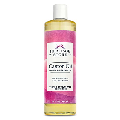 Heritage Store Castor Oil, 16 Ounce