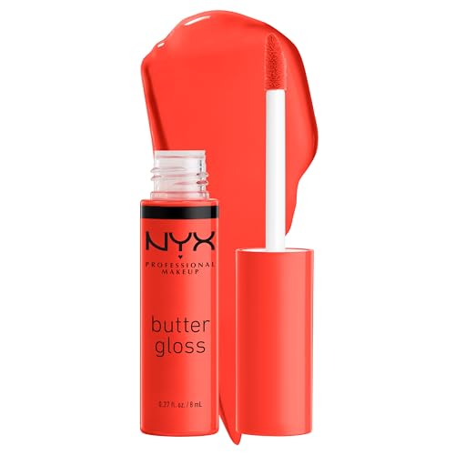 NYX Butter Gloss Orangesicle Non-Sticky Lip Gloss - 0.27 Fl Oz, Pack of 1