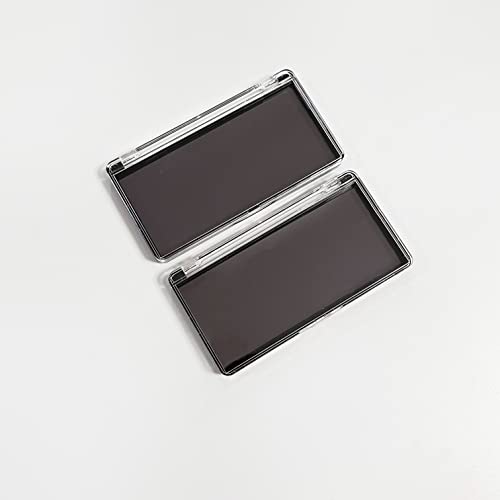 2pcs Magnetic Eyeshadow Palette with Metal Stickers