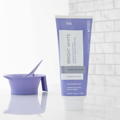 Ion Bright White Hair Lightener Cream 15.9 Oz for All Hair Types