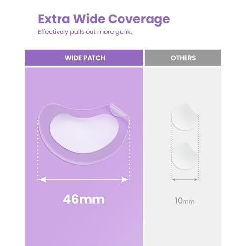 GLAM UP Spotless Patch - Hydrocolloid Spot Patch for Wide Acne area, Cheek, Body, Blackhead Cruelty Free and Vegan Friendly (12 Count)