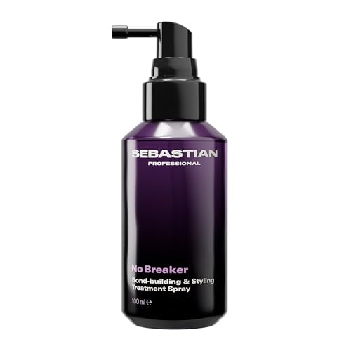 Sebastian Professional No Breaker Styling Treatment Spray | Leave-In Treatment | Repair Damage & Breakage for Stronger Hair | 3.38 fl oz | Packaging May Vary