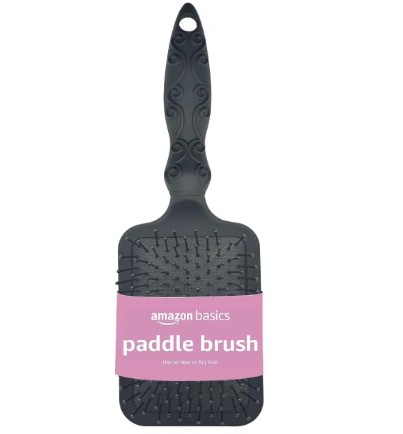 Paddle Hairbrush for Detangling Wet or Dry Hair, Gentle & Flexible Bristles