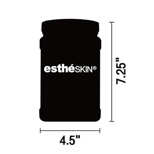 Peel Off Type Modeling Rubber Mask Powder Jar for Facial Skin Care Treatment (30oz) 850g, Measuring Spoon Included (30oz, 105.Hyaluronic Acid)