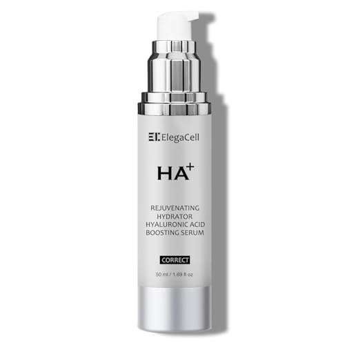 HA Rejuvenating Hydrator Hyaluronic Acid Serum for Face, Deep Hydrating Serum Made with Niacinamide and Ceramides