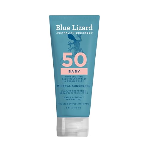 Blue Lizard Baby Mineral Sunscreen SPF 50+ Zinc Oxide 3oz