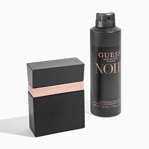 GUESS Seductive Noir for Men Eau de Toilette Spray - 1 Fl Oz Fragrance