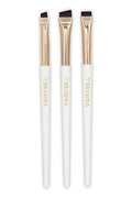 BRAWNA Eyebrow Brush Set - 3 Pc Angled Precision Makeup Brushes
