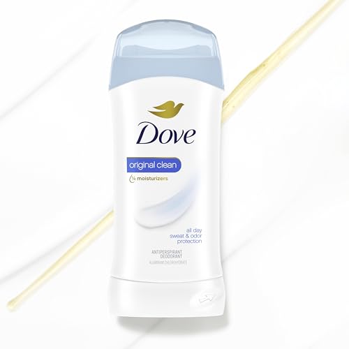Dove Antiperspirant Stick, All Day Sweat Control, 2.6 oz (2 Pack)