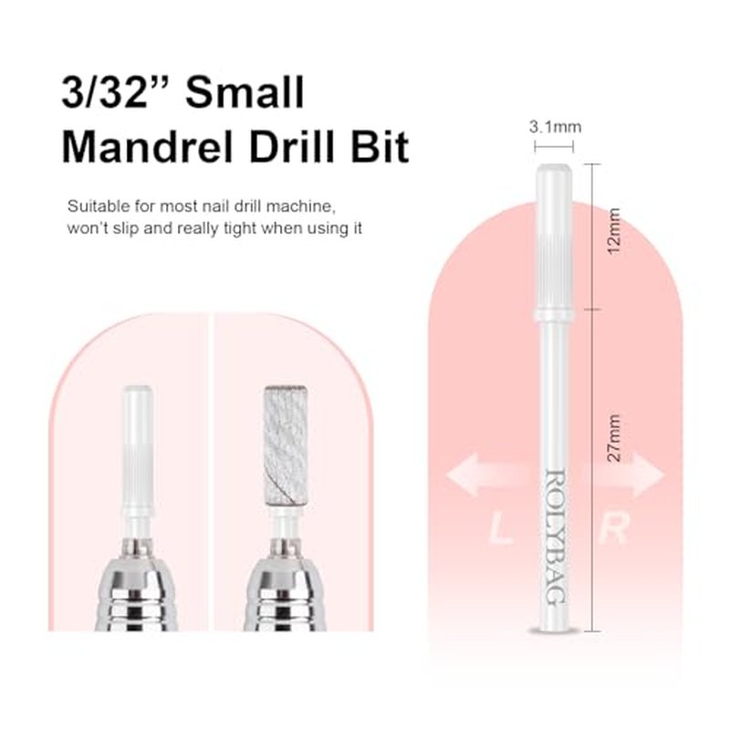 240 Grit Small Sanding Bands for Nail Drill - 100pcs Set