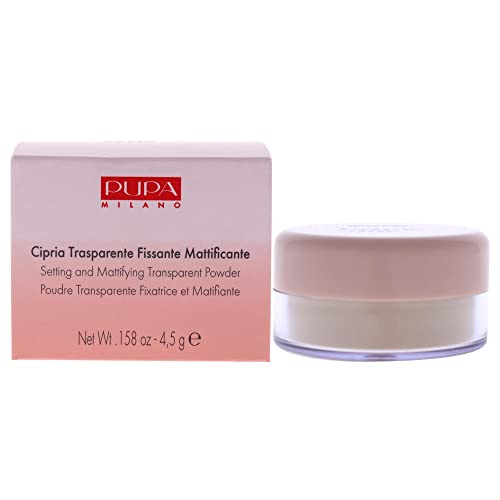 Setting Powder - 001 Translucent by Pupa Milano for Women - 0.158 oz Powder