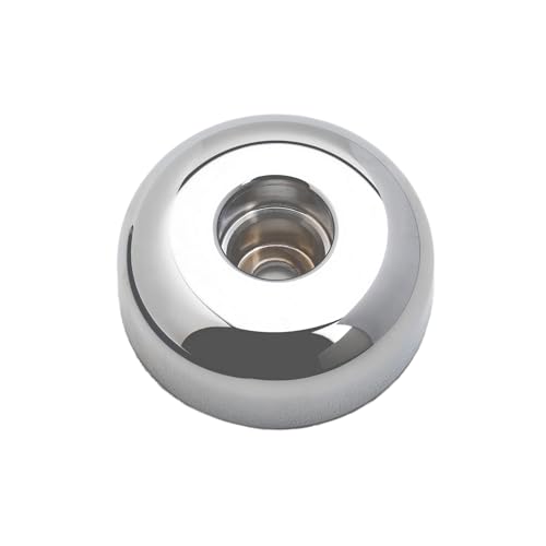 MERKUR Shaving Stand Gloss Chrome 4006 | Non-Slip with Straight Cut | Ideal for Wet Shaving | Brass | Made in Germany