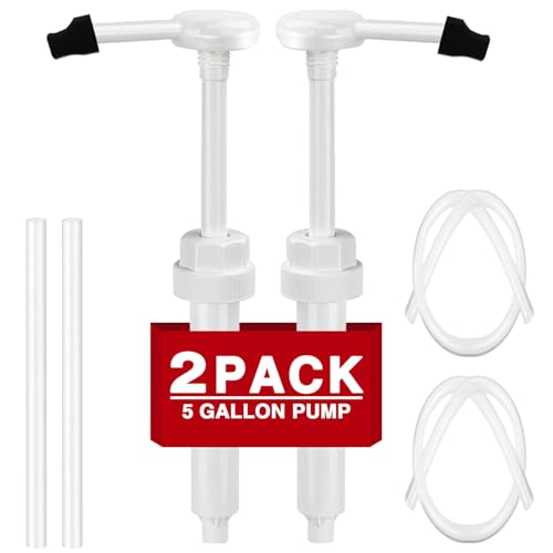 2-Pack 38-400 Pump Dispenser for 5 Gallon Buckets | 1 oz Per Press