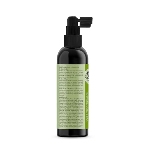 Mielle Rosemary & Mint No-Rinse Scalp & Edge Cleansing Hair Oil 4 oz