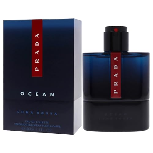 Prada Luna Rossa Ocean Eau De Toilette Spray for Men, 3.4 oz / 100 ml