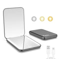 Kintion LED Lighted Pocket Mirror 1X/3X Magnification