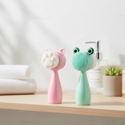 Silicone Face Scrubber Brush - Dual-Sided Exfoliating Cleanser