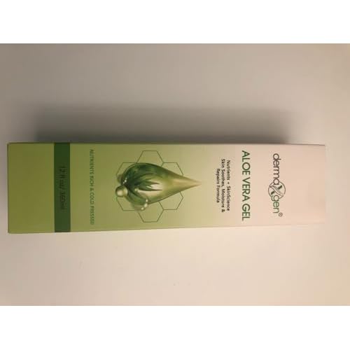 Aloe Vera Gel with Witch Hazel, Vitamin C, and Vitamin E - Skin Soothes, Moisture, and Repair Formula for Face and Body - Nutrient-Rich, Organic 100% Pure Aloe Vera - 12 FL OZ