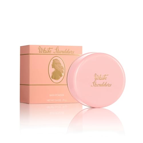 Evyan White Shoulders Bath Powder for Women, 2.6 oz