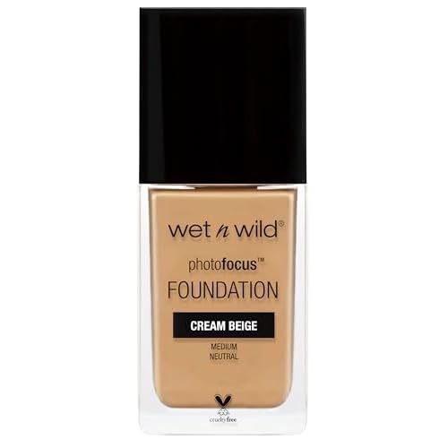 wet n wild Photo Focus Matte Liquid Foundation Cream Beige, Vegan & Cruelty-Free