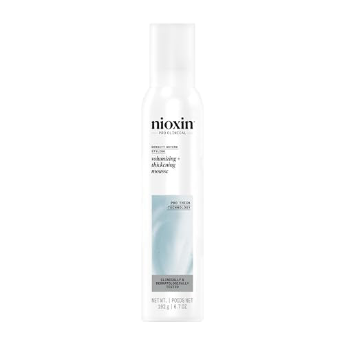 Nioxin Volumizing Thickening Mousse - Fuller Hair & Long-Lasting Hold