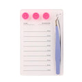 Acrylic Eyelash Extension Palette with Magnetic Tweezer Holder