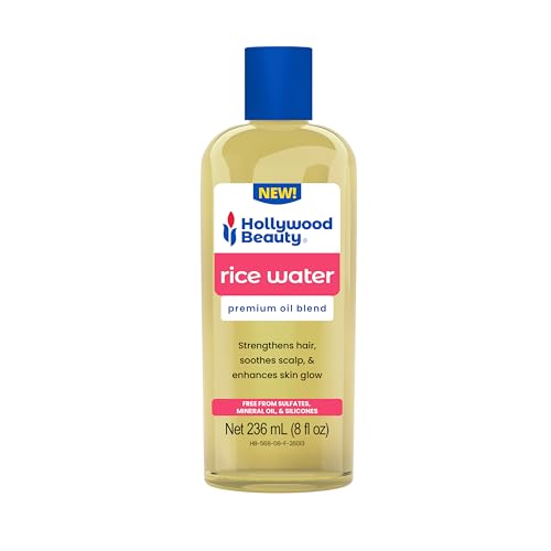 Hollywood Beauty Rice Water Premium Oil for Hair & Skin - 8 oz