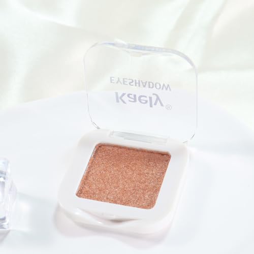 evpct Champagne Gold Glitter Eyeshadow Palette - Rich Pigment Shades
