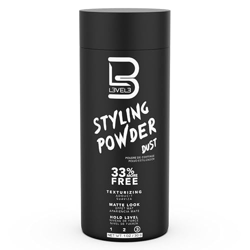 L3 Hair Styling Powder - Matte Volumizing Texture for Men