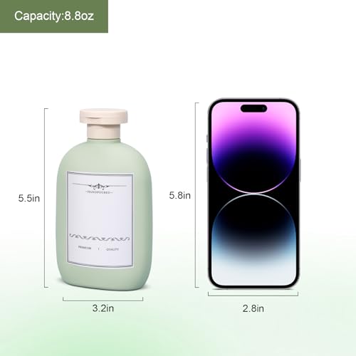 8.8 oz Plastic Travel Shampoo Bottles with Flip Cap